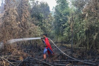 Remaja 'Superman' Berjuang Melawan Karhutla di Palangkaraya