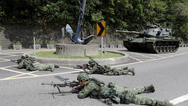 Taiwan Gelar Latihan Perang Hadapi Ancaman China
