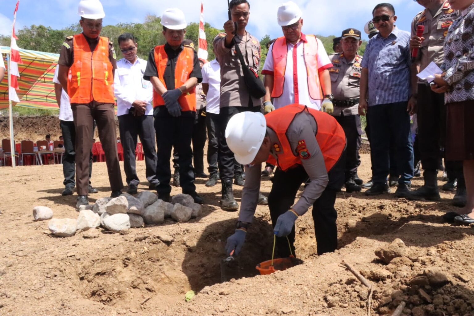 Banjir lumpuhkan Polres Sitaro, kini bangun Markas komando baru