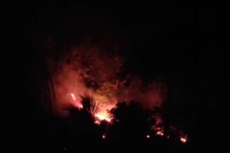 Karhutla di perbatasan Inobonto-Langagon, Damkar Bolmong siaga