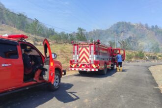 Karhutla di Lolak 2, api mengarah ke kawasan dekat RSUD Datoe Binangkang Bolmong