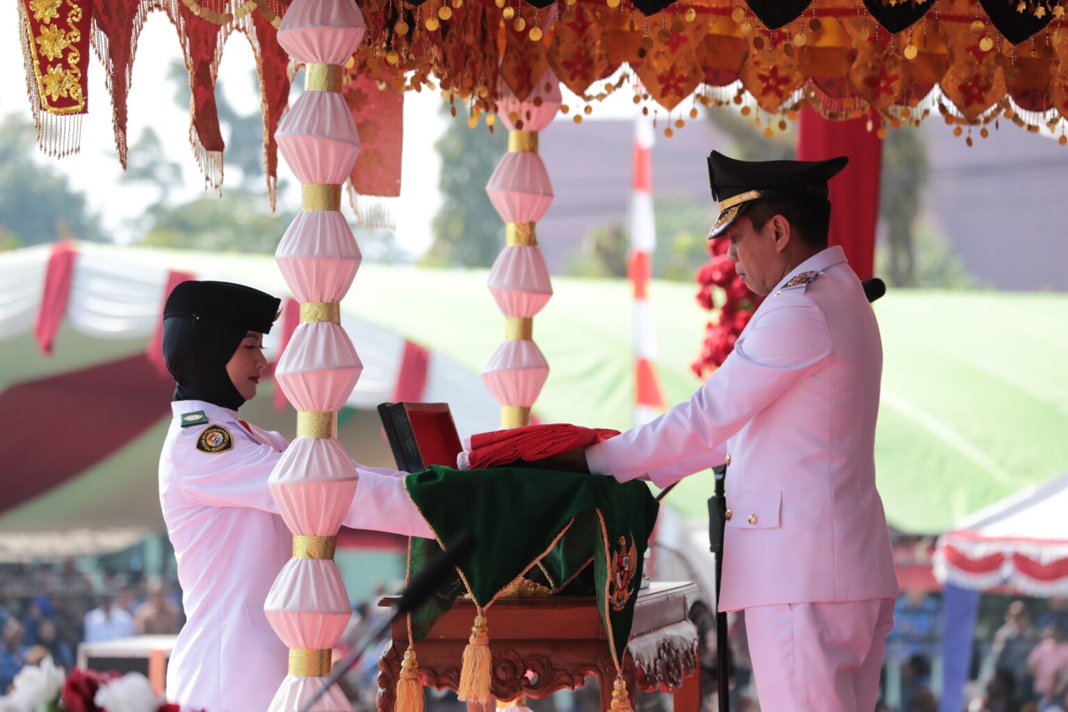 Wali Kota Weny Gaib pimpin upacara HUT ke-81 RI di Kotamobagu