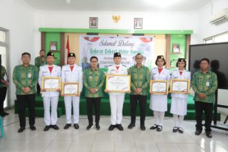 Usai kibarkan Merah Putih di Nasional dan Sulut, Paskibraka Kotamobagu disambut Pemkot