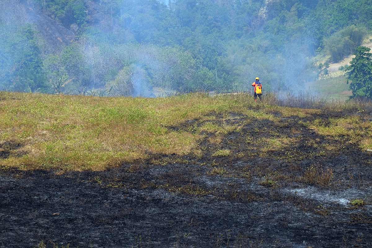Merdeka, tetapi petani masih membeli air 11 karhutla