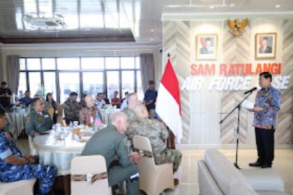 Wagub Victor Mailangkay gaungkan pesan 'Torang Samua Basudara' saat tutup Latgab AS-TNI AU di Sulut