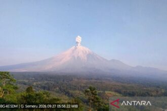 Gunung Semeru Erupsi, Letusan Capai 1.300 Meter