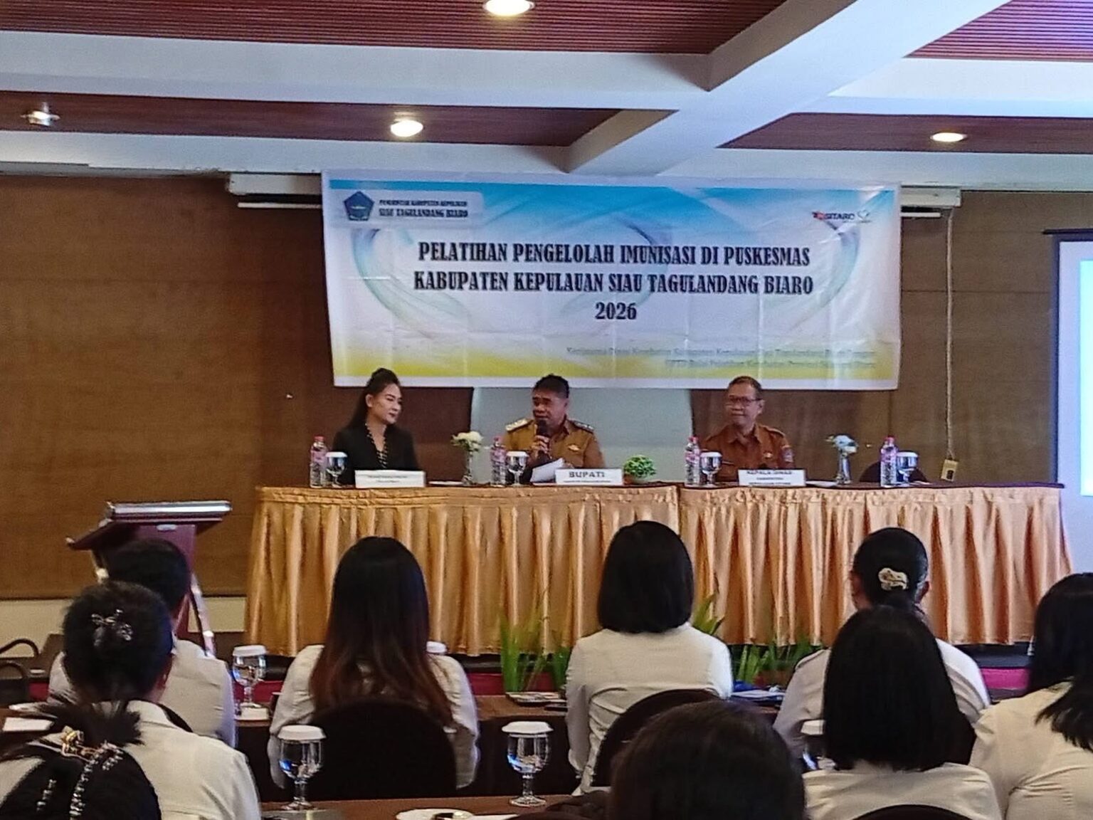 Pelatihan Pengelola Imunisasi Puskesmas Sitaro Difokuskan pada Peningkatan Kualitas Layanan