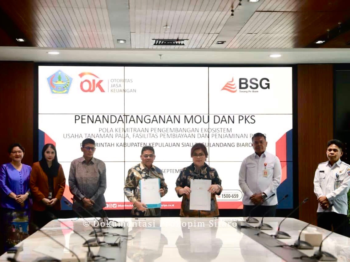 Pemkab Sitaro dan Bank SulutGo Perkuat Akses Pembiayaan Petani Pala