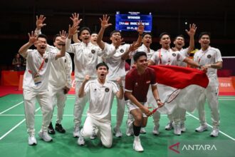 Indonesia Gagalkan China Raih Gelar Bulu Tangkis Beregu di Asian Games