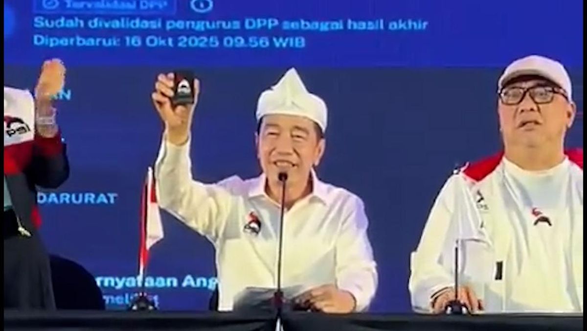 Jokowi Resmi Jadi Anggota PSI Sejak Oktober 2025