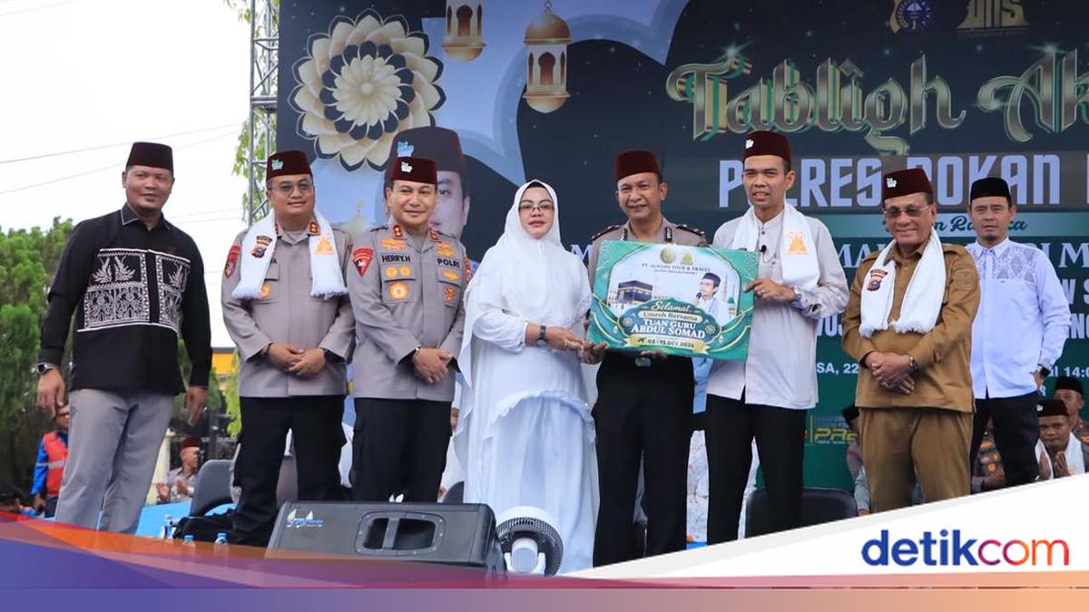 Kapolda Riau dan UAS Hadiri Tabligh Akbar di Rohil, Usung Persan Jaga Alam