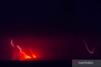 Lava Pijar Gunung Anak Krakatau Mencapai Intensitas Tertinggi 2026