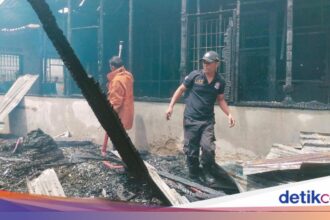 Polisi Gugur dalam Kebakaran di Sidikalang, Dairi
