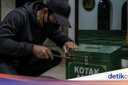 Remaja Bogor Kepergok Mencuri Uang Kotak Amal Masjid