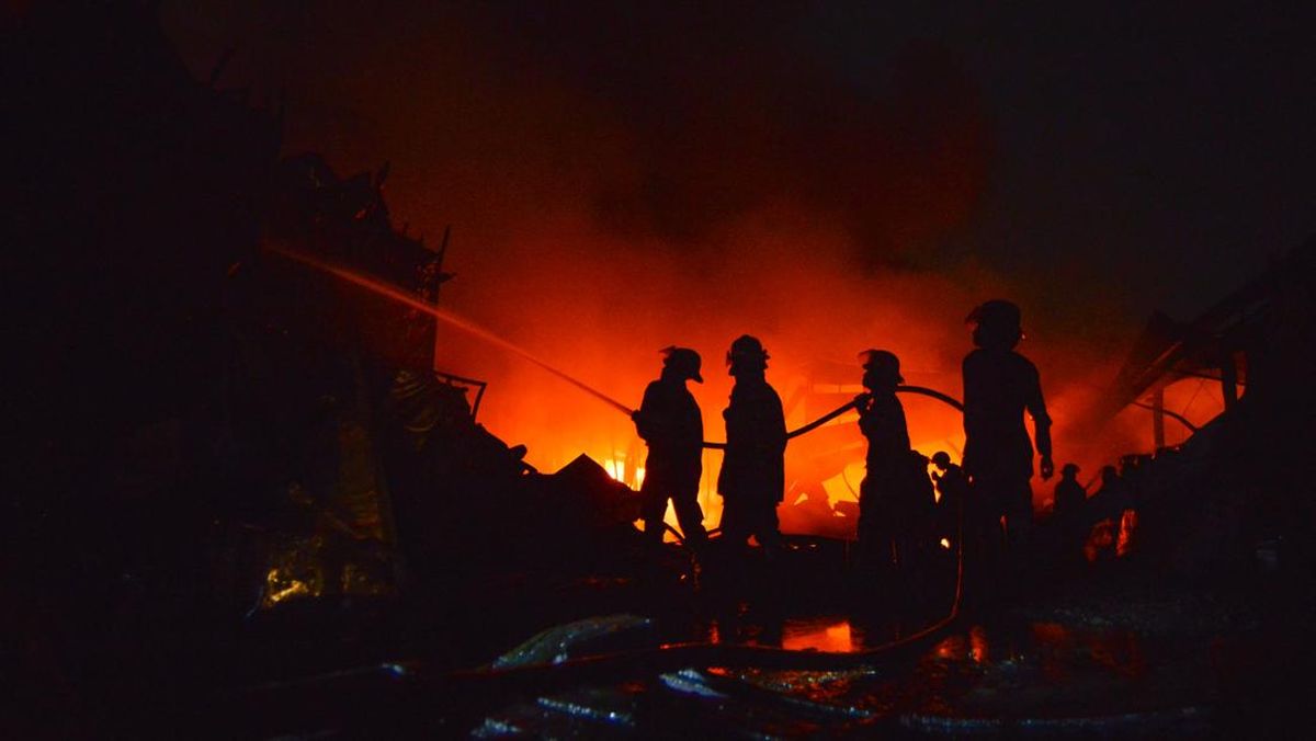 TPS Liar di Dekat Tol Jakarta-Merak Alami Kebakaran