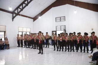 Wali Kota Kotamobagu terimakontingen Jambore Nasional Pramuka ke-12