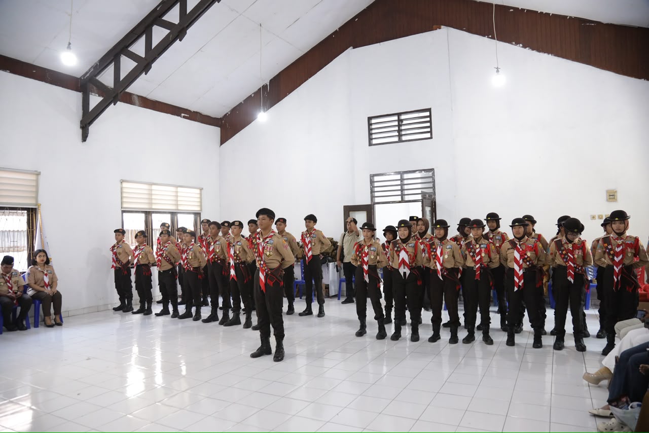 Wali Kota Kotamobagu terimakontingen Jambore Nasional Pramuka ke-12