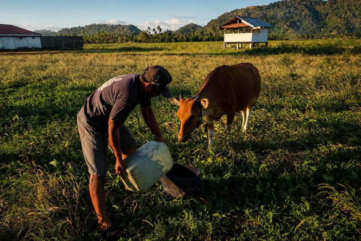 Limbung sawah di lumbung beras 11 sawah
