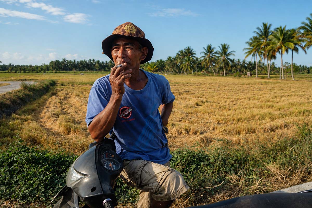 Limbung sawah di lumbung beras 7 sawah