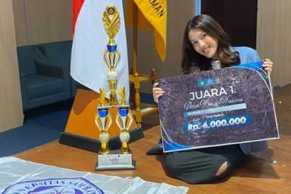 Mychella Andini bawa Unsrat juara 1 debat hukum tingkat nasional
