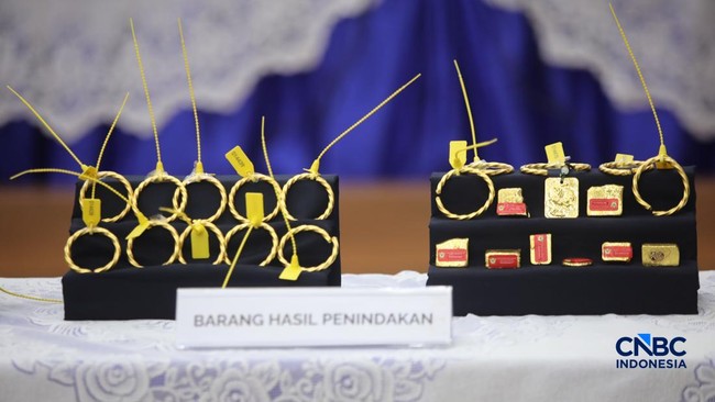 Bea Cukai Soekarno-Hatta Ungkap Tiga Kasus Penyelundupan Emas