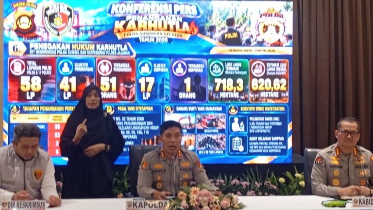 Direktur PT RAS Jadi Tersangka Kebakaran Hutan di Sumsel
