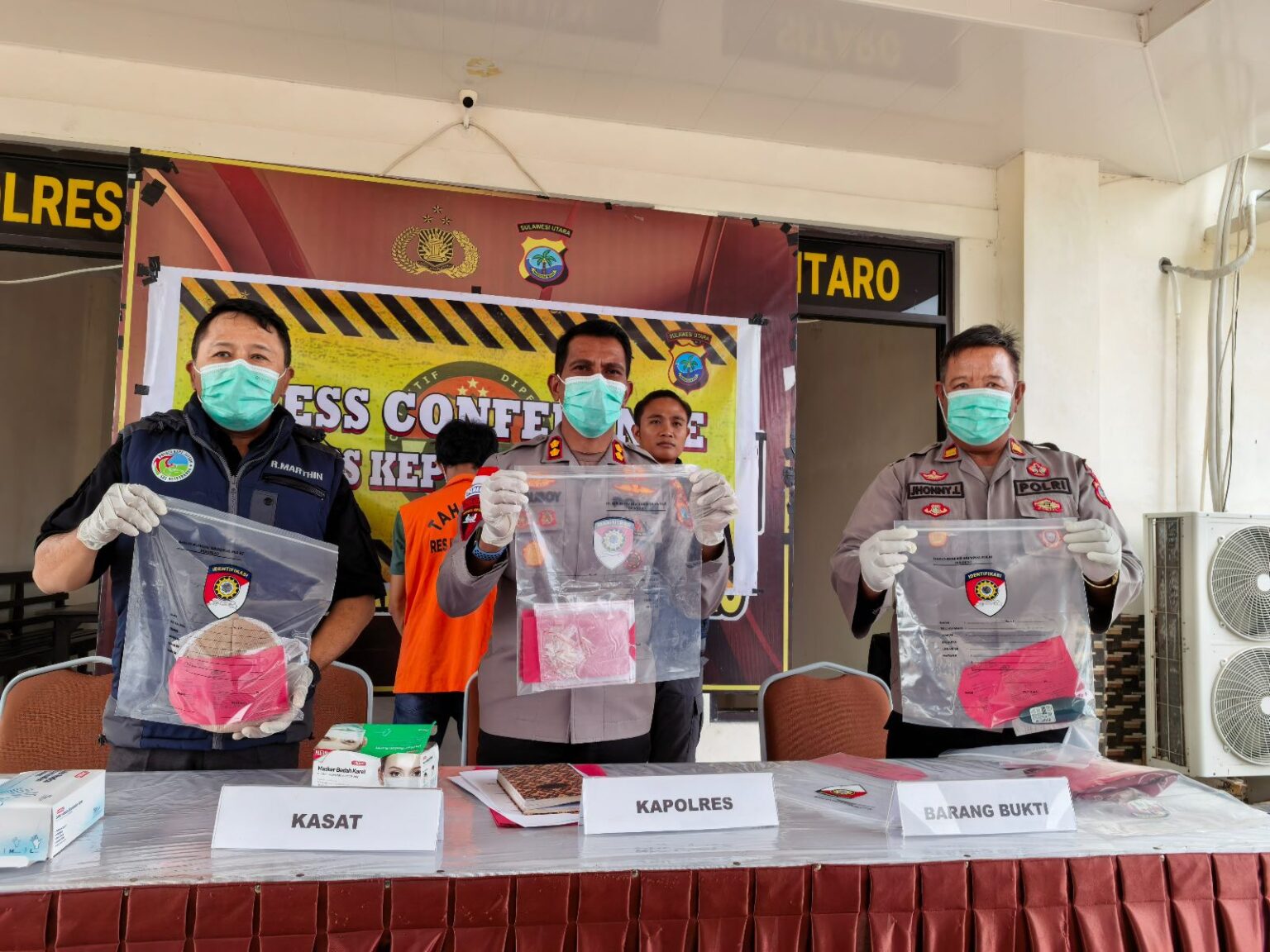 Polres Sitaro ungkap peredaran Narkotika jenis Sabu di Siau