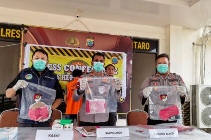 Polres Sitaro ungkap peredaran Narkotika jenis Sabu di Siau