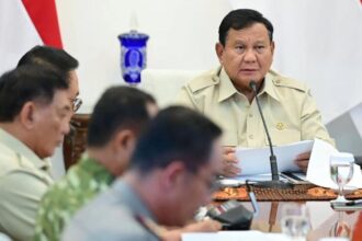 Prabowo Subianto Pimpin Rapat Penanganan Karhutla di Istana