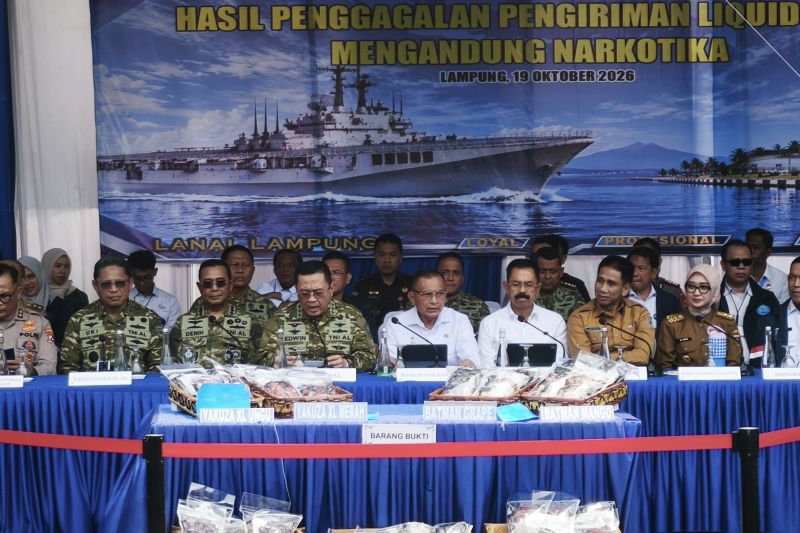 TNI AL Musnahkan 4.364 Cartridge Vape Mengandung Narkotika