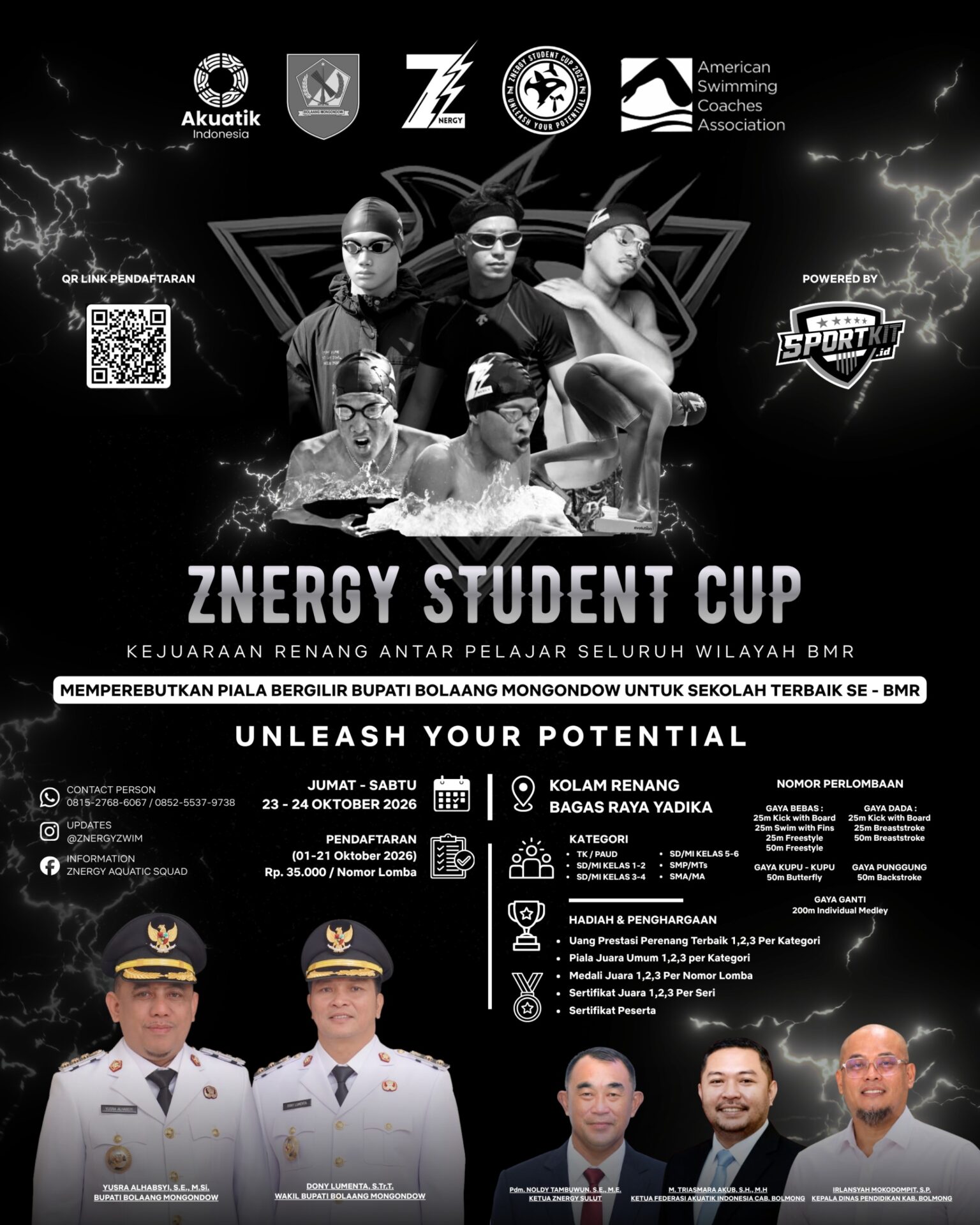 Znergy Student Cup 2026 perebutkan Piala Bergiliir Bupati Bolmong, Pemkab dukung pembinaan atlet pelajar