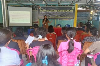Warga Tanaki Dibekali Pengetahuan Cegah Hipertensi Lewat Program TMMD ke-130